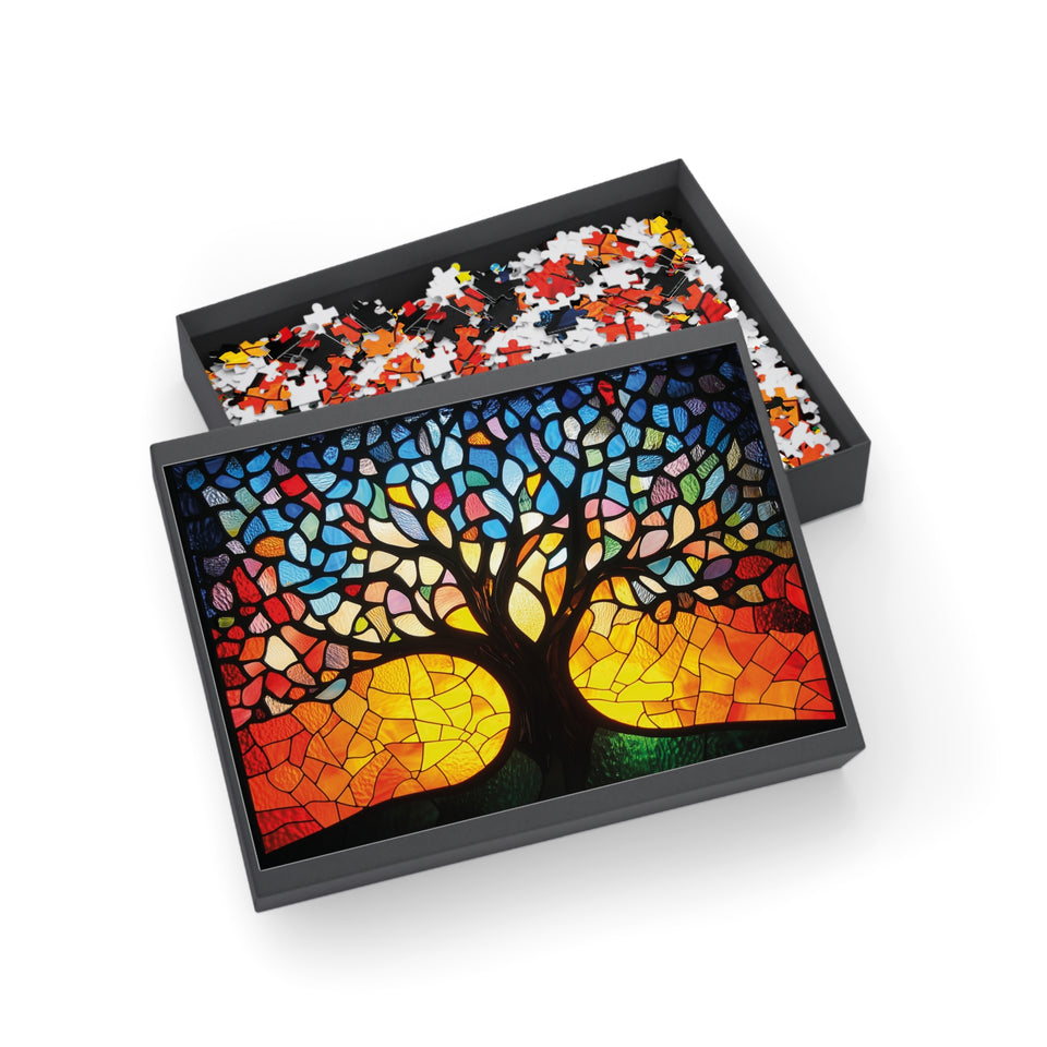 Stained Glass Tree 1000 pcs