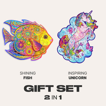Animals Gift Set #3 (Shining fish, Inspiring Unicorn)
